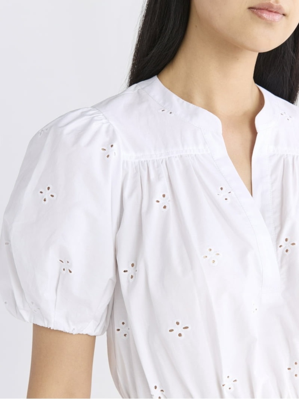 Free Assembly Women's and Women's Plus Cotton Eyelet - Picture 7 of 15